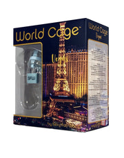 World Cage - Kuisheidskooi VEGAS (maat M) Met anti-terugtrek schildje - Transparant