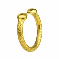Kiotos - Eikel Ring - Glans Ring - Snake - Goud