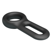 Crazy Bull - Oniel - Super Soft Siliconen Cockring - Model 18 - Zwart