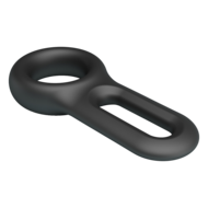 Crazy Bull - Oniel - Super Soft Siliconen Cockring - Model 18 - Zwart