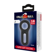 Crazy Bull - Oniel - Super Soft Siliconen Cockring - Model 18 - Zwart