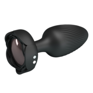 Pretty Love - Varian - Kleurveranderende lichtgevende vibrerende buttplug - Zwart