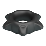 Crazy Bull - Ethaniel - Super Soft Siliconen Cockring - Model 11 - Zwart