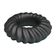 Crazy Bull - Fitz - Super Soft Siliconen Cockring - Model 8 - Zwart