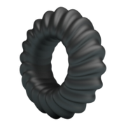 Crazy Bull - Fitz - Super Soft Siliconen Cockring - Model 8 - Zwart