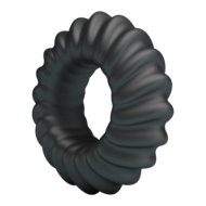Crazy Bull - Fitz - Super Soft Siliconen Cockring - Model 8 - Zwart