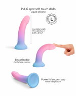 Love to Love - Utopia - Dildolls - Gladde Dildo - Roze/Violet/Blauw - Maat L