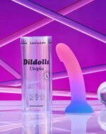 Love to Love - Utopia - Dildolls - Gladde Dildo - Roze/Violet/Blauw - Maat L