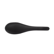 Rimba - Siliconen Ball Stretcher met Metalen Kogeltje - 35 gram  - Zwart