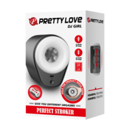 Pretty Love - DJ Girl - Thrusting Perfect Stroker - Stotende Masturbator - Zwart/Wit