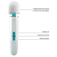 Pretty Love - Azlins - Massager - Wit/Blauw