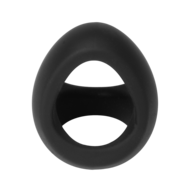 Rimba - Siliconen Driehoekige Cockring - Zwart