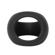 Rimba - Siliconen Driehoekige Cockring - Zwart