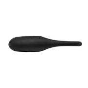 Rimba - Siliconen Ball Stretcher met Drie Metalen Kogeltjes - 110 gr - Zwart