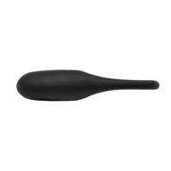 Rimba - Siliconen Ball Stretcher met Drie Metalen Kogeltjes - 110 gr - Zwart