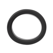 Rimba - Siliconen Scrotumring - Ballstretcher - Hoogte 30 mm - Zwart