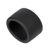 Rimba - Siliconen Scrotumring - Ballstretcher - Hoogte 30 mm - Zwart