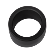 Rimba - Siliconen Scrotumring - Ballstretcher - Hoogte 30 mm - Zwart
