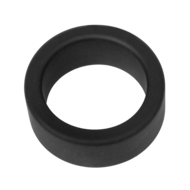 Rimba - Siliconen Scrotumring - Ballstretcher - Hoogte 20 mm - Zwart