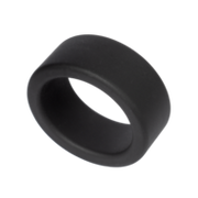 Rimba - Siliconen Scrotumring - Ballstretcher - Hoogte 20 mm - Zwart