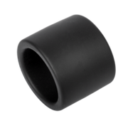 Rimba - Siliconen Scrotumring - Ballstretcher - Hoogte 40 mm - Zwart