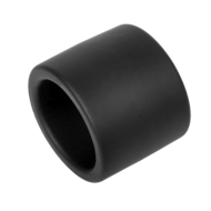Rimba - Siliconen Scrotumring - Ballstretcher - Hoogte 40 mm - Zwart