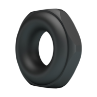Crazy Bull - Jarvius - Super Soft Siliconen Cockring - Model 14 - Zwart