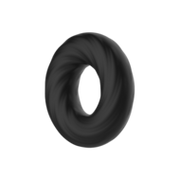 Crazy Bull - Super Soft Siliconen ring - Model 6 - Zwart
