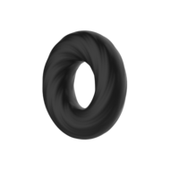 Crazy Bull - Super Soft Siliconen ring - Model 6 - Zwart