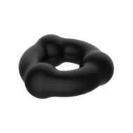 Crazy Bull - Super Soft Siliconen Ring - Model 7 - Zwart