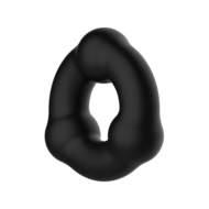 Crazy Bull - Super Soft Siliconen Ring - Model 7 - Zwart