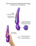 Love to Love - Pleaser - Wand Vibrator met Flapper Functie - Iridescent Night