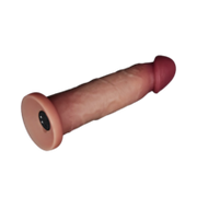Lovetoy - Sliding Skin Vibrerende Dildo Pro II - Met Afstandsbediening - 23 cm - Lichte Huidskleur