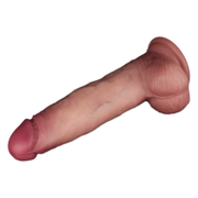 Lovetoy - Sliding Skin Vibrerende Dildo Pro II - Met Afstandsbediening - 21,5 cm - Lichte Huidskleur