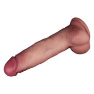 Lovetoy - Sliding Skin Vibrerende Dildo Pro II - Met Afstandsbediening - 21,5 cm - Lichte Huidskleur