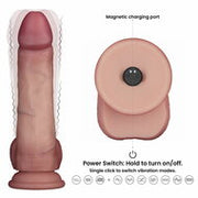 Lovetoy - Sliding Skin Vibrerende Dildo Pro II - Met Afstandsbediening - 20 cm - Lichte Huidskleur