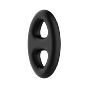 Crazy Bull - Super Soft Siliconen Cockring - Model 16 - Zwart