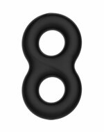 Crazy Bull - Super Soft Siliconen Cockring - Model 17 - Zwart