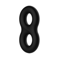 Crazy Bull - Super Soft Siliconen Cockring - Model 17 - Zwart
