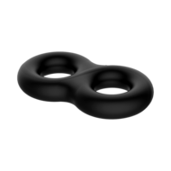 Crazy Bull - Super Soft Siliconen Cockring - Model 17 - Zwart