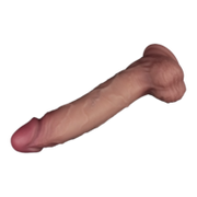 Lovetoy - Sliding Skin Vibrerende Dildo Pro II - Met Afstandsbediening - 25 cm - Lichte Huidskleur