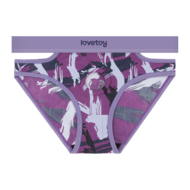 LoveToy - Ingen - Violet Strap-on Slipje - Maat M/L - Paars