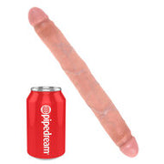 Pipedream - King Cock - Slanke Dubbele Dildo - 30,5 cm - Lichte Huidskleur