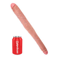 Pipedream - King Cock - Dubbele Dildo - Twee diktes- 40,5 cm - Lichte Huidskleur