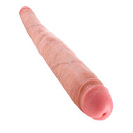 Pipedream - King Cock - Dubbele Dildo - Twee diktes- 40,5 cm - Lichte Huidskleur