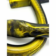 Kiotos - Monstar Cox Snakemaster - Lange Anaal Dildo - Zwart/Goud - Maat XL
