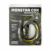 Kiotos - Monstar Cox Snakemaster - Lange Anaal Dildo - Zwart/Goud - Maat XL