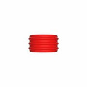 Kiotos - 2 in 1 Siliconen Cockring & Ball Stretcher - Rood/Zwart