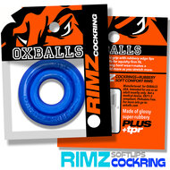 Oxballs - Rimz Softlips - Siliconen/TPR Cockring - Blauw