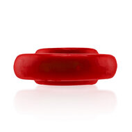 Oxballs - Rimz Softlips - Siliconen/TPR Cockring - Rood